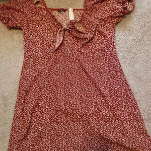 2XL Shein Curve Dark Red Dress